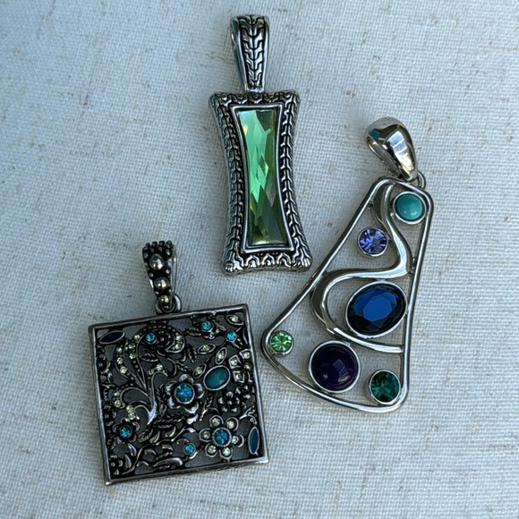 3 Lia Sophia Pendants - NWOT - Picture 1 of 8
